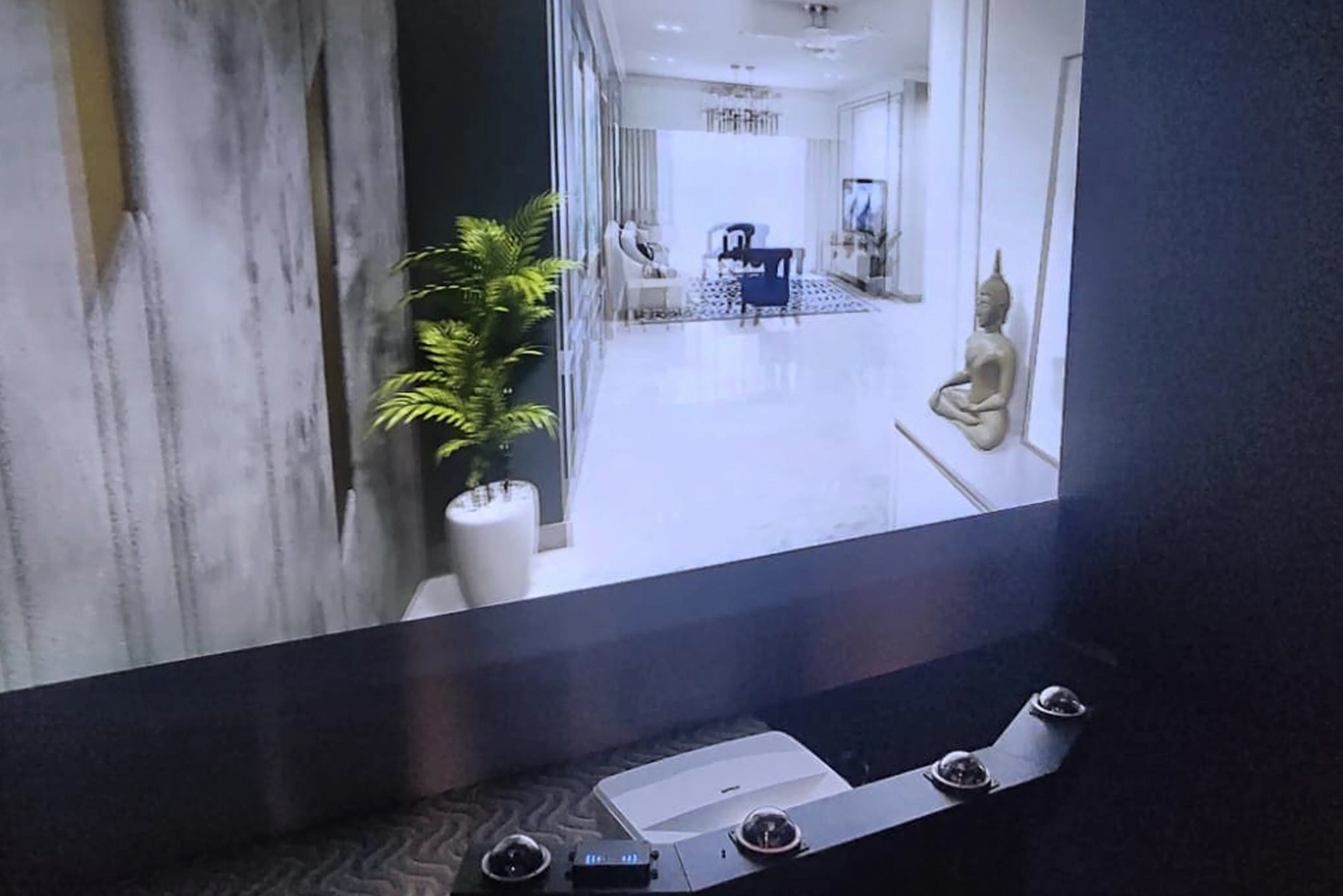 Portable 3D Holographic Wall